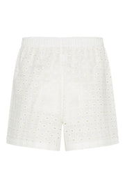 Iberis Boxer Shorts Broderie Off White