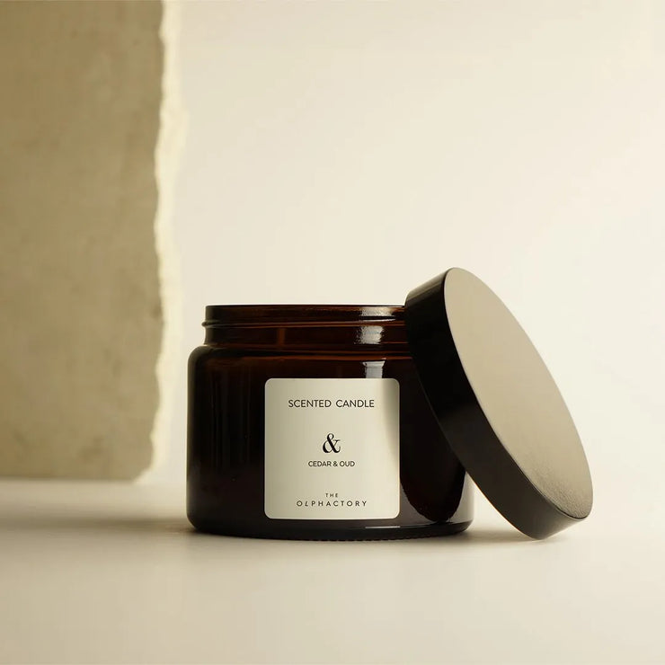 Cedar & Oud  Scented Candle