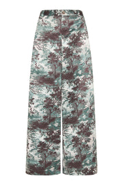 Erbe Pants Green & Grey Printed