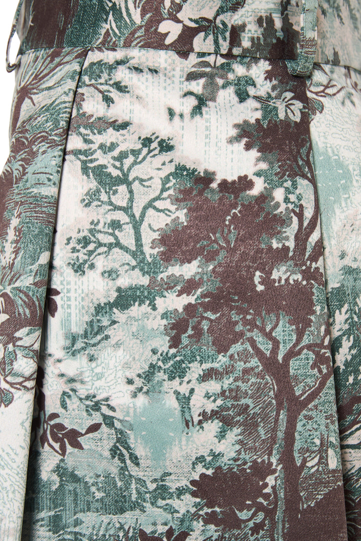 Erbe Pants Green & Grey Printed