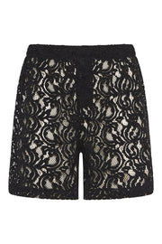 Iberis Boxer Shorts Lace Black