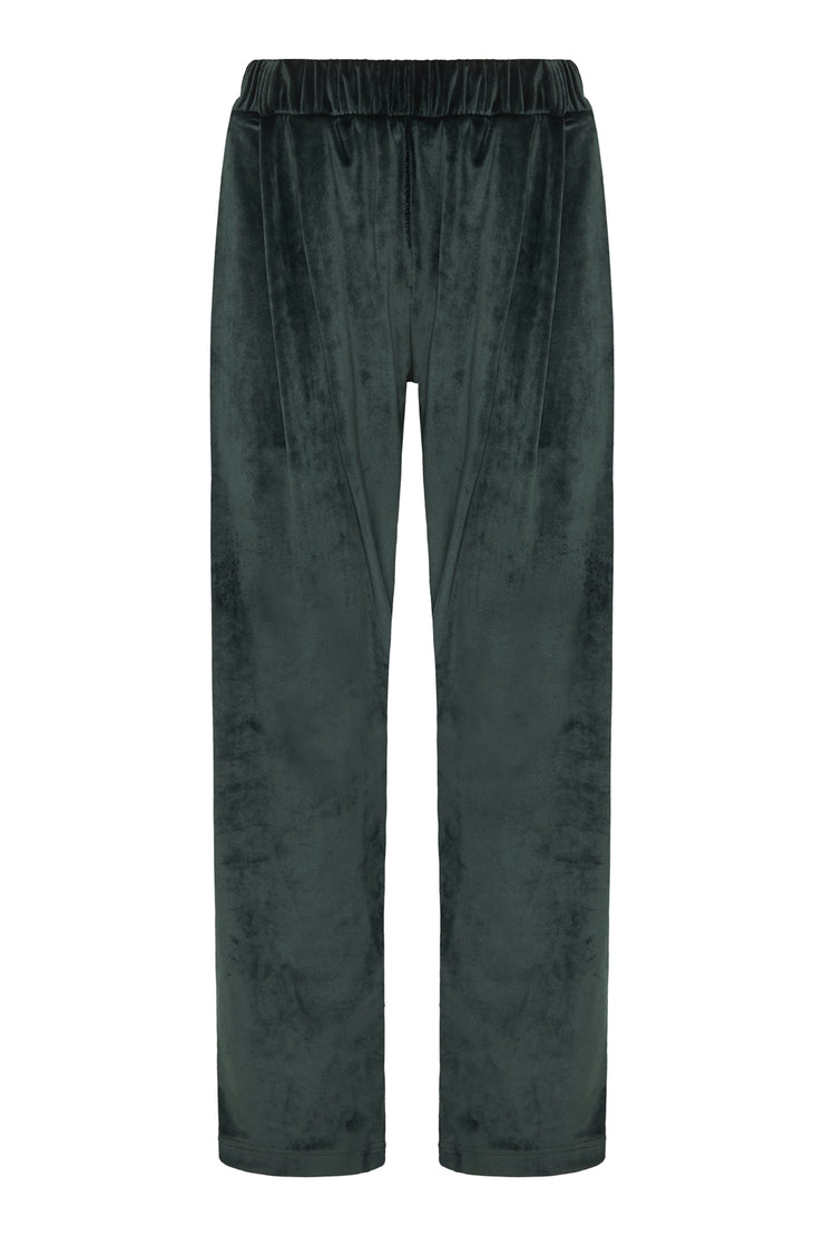 Jacopo Pants Velvet Dark Green
