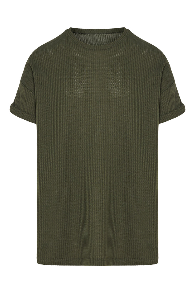 Square T-shirt Army