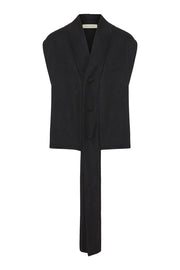 Canto Sleeveless Cardie Black
