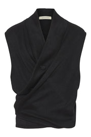 Canto Sleeveless Cardie Black