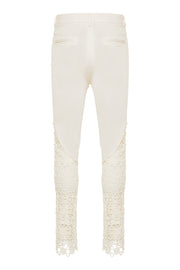 Ortensia Embroidered  Suit Off White