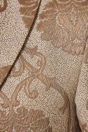 Artisan Brocade Beige Blazer