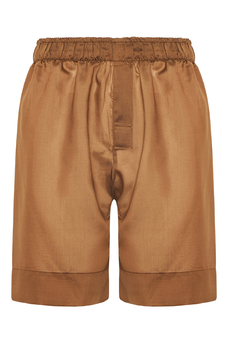 Iberis Long Boxer Shorts Brown