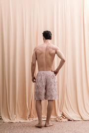 Iberis Embroidered Boxer Shorts Pink