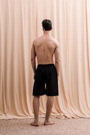 Iberis Long Boxer Shorts Black