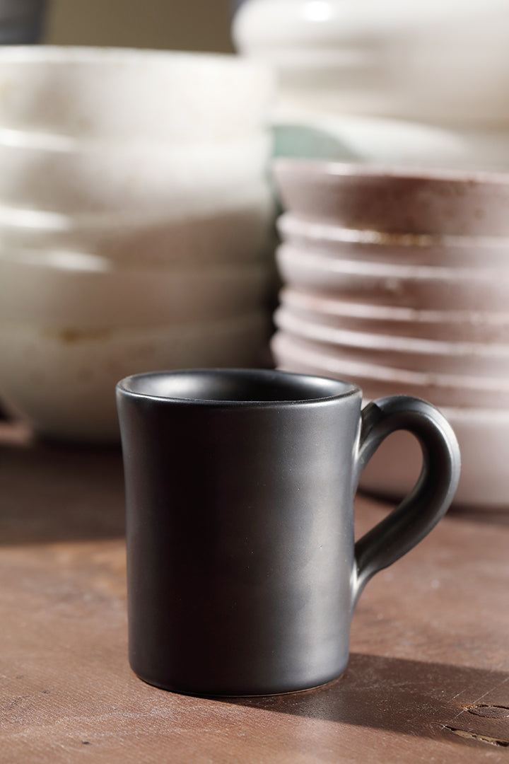 Ceramic Mug Tall Black
