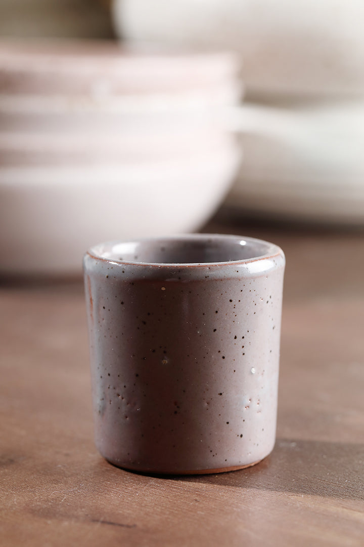 Ceramic grey small espresso cup