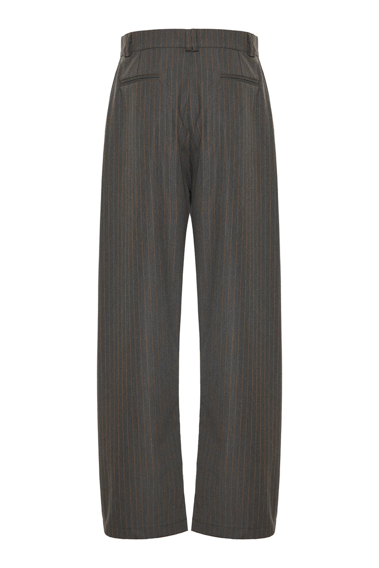 Mae Pants Striped Grey