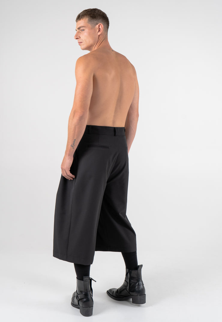 Kuss Cropped Pants Black