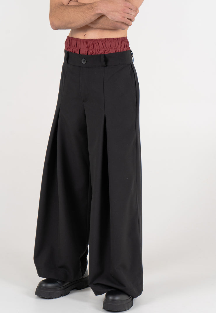 Mosso Cropped Pants Black