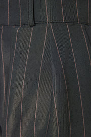 Calando Pants Striped Charcoal