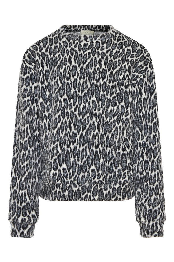 Bico Sweater Leopard Grey