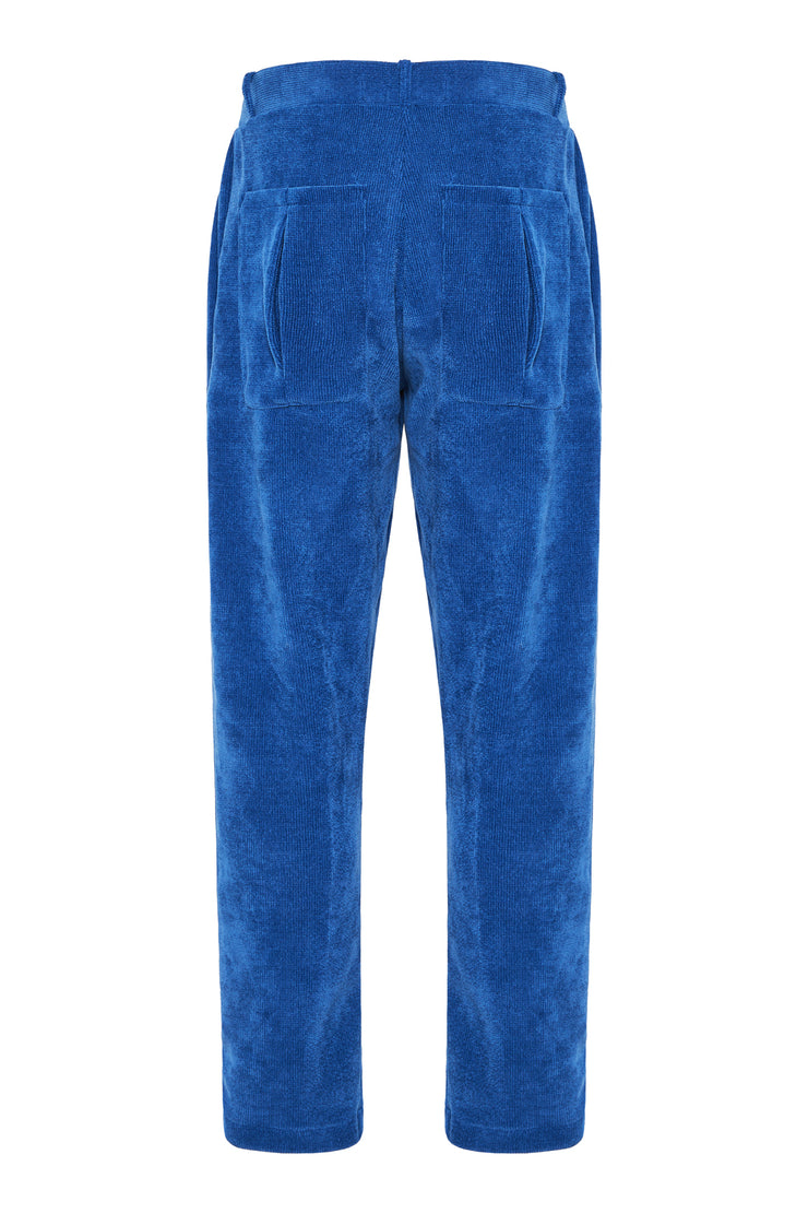 Jacopo Pants Textured Blue