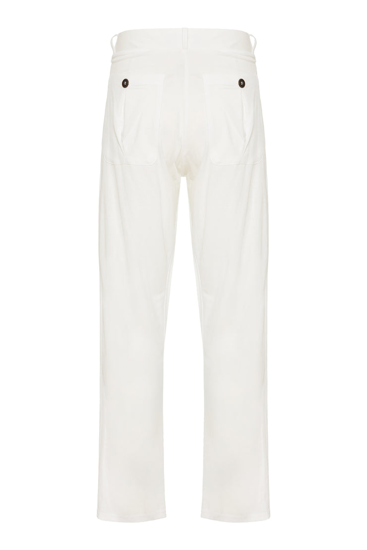 Jacopo Pants Velvet White