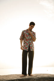 Carlo Shirt Floral Red