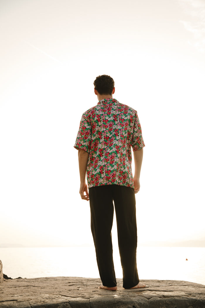 Carlo Shirt Floral Red