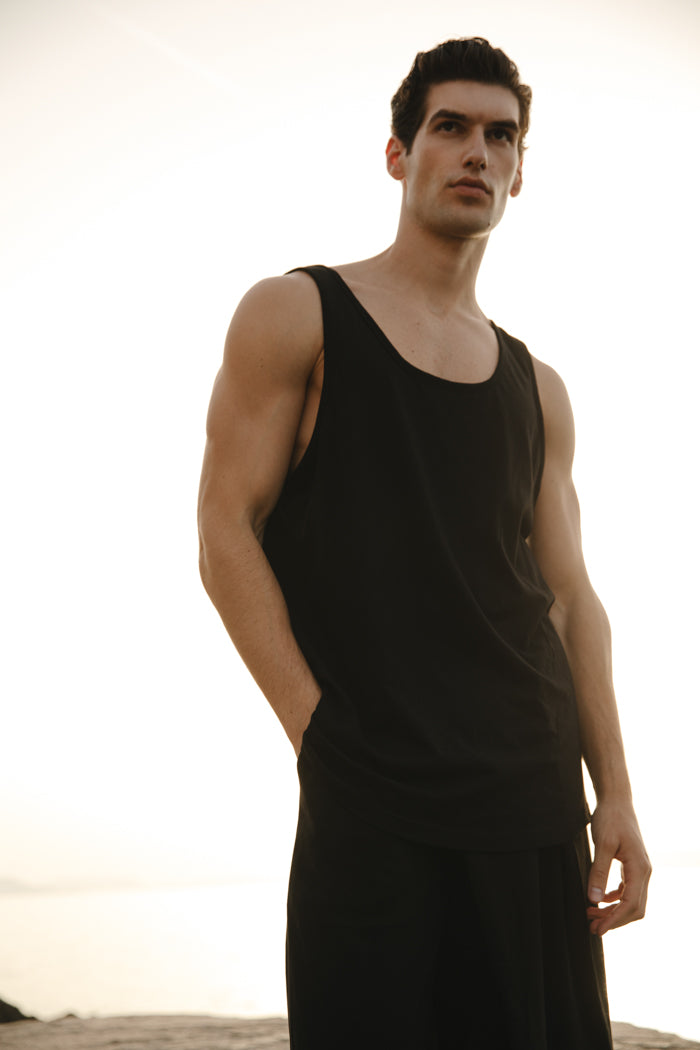 Sardinian Tank-Top Black