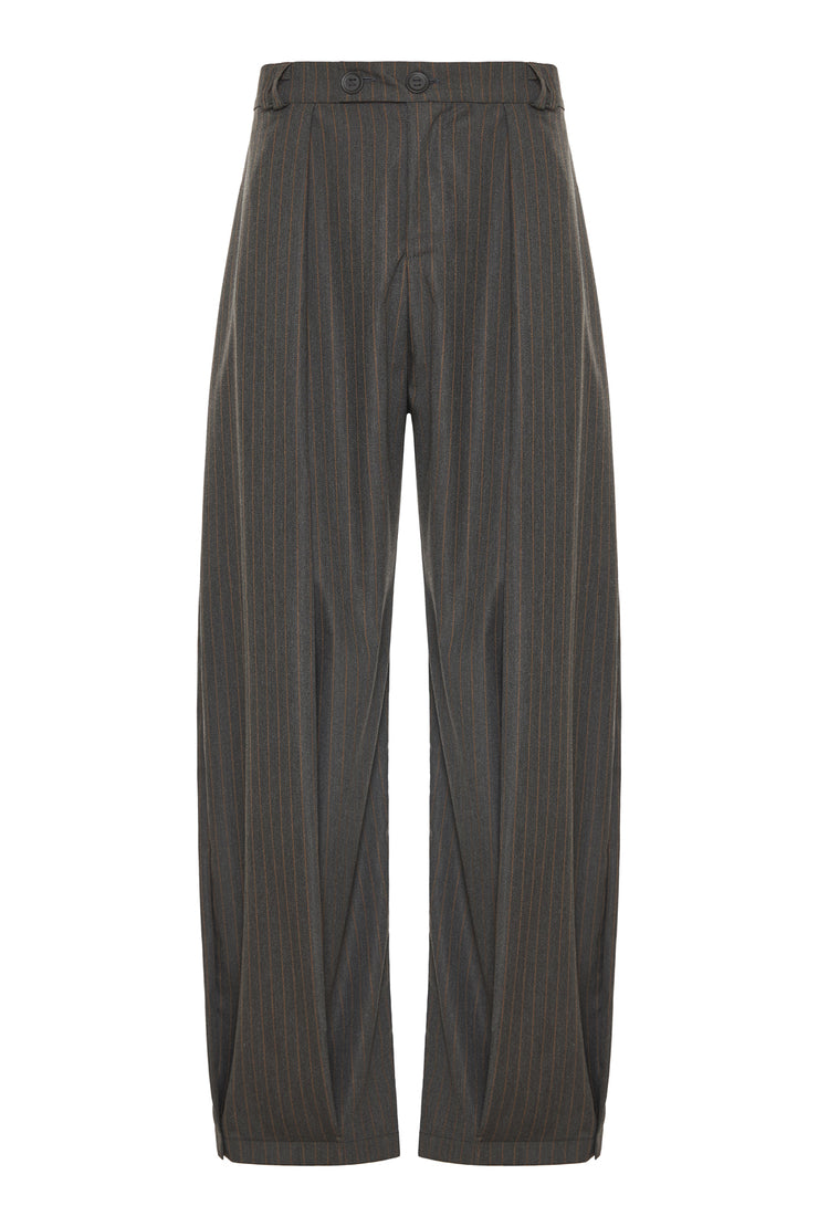 Mae Pants Striped Grey