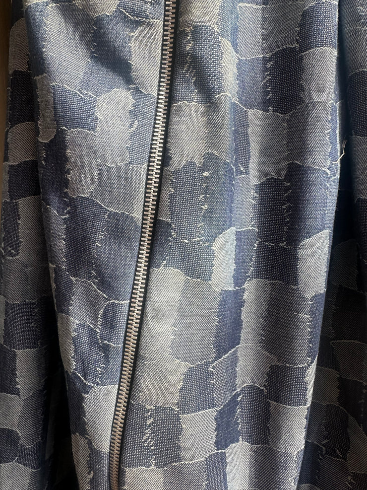 Labyrinth Bomber Denim Blue Defective