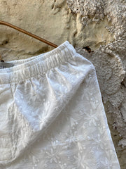 Iberis Boxer Shorts Embroidered Off White
