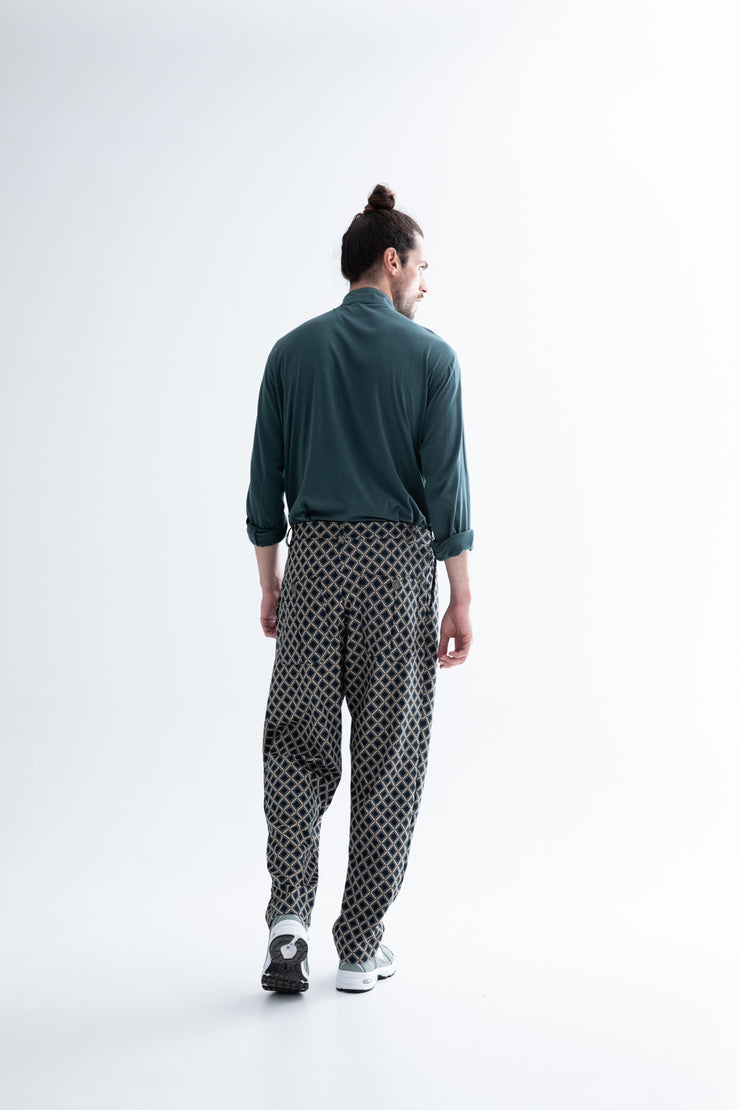 Jacopo Pants Rhombus Petrol