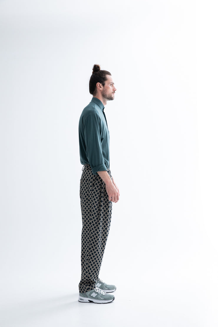 Jacopo Pants Rhombus Petrol