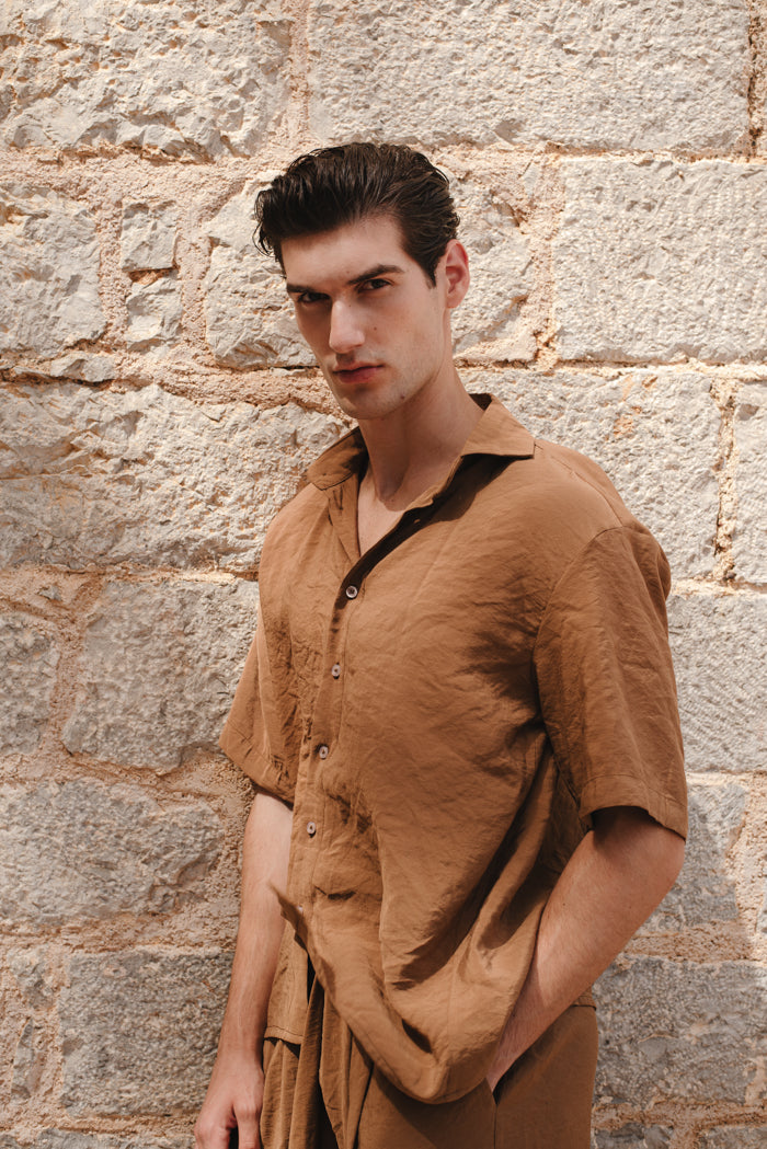 Enzo Shirt Light Brown