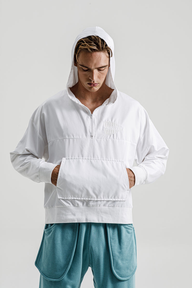 Cocito Hooded Anorak White