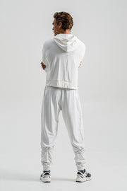 Medusa Pleated Sweater White