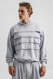 Medusa Pleated Sweater Grey