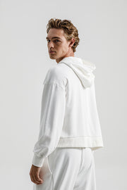 Medusa Pleated Sweater White