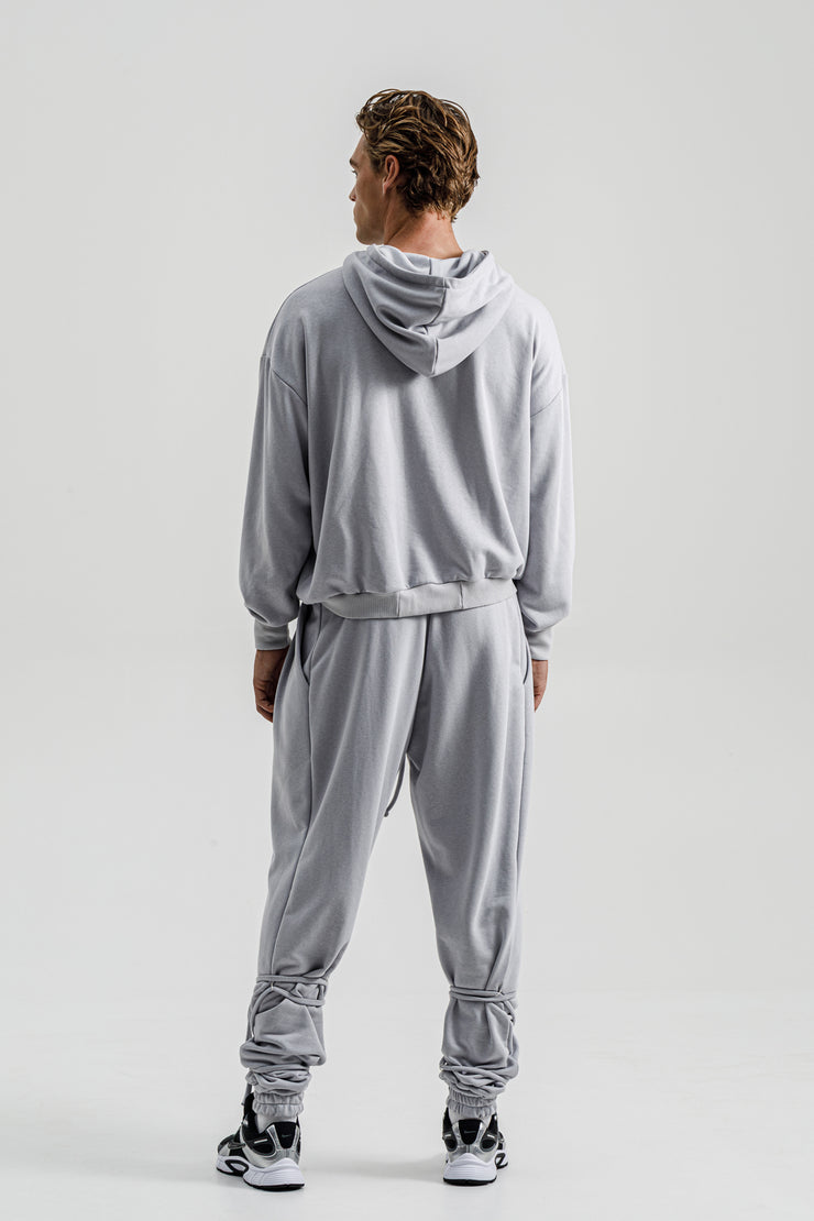 Medusa Pleated Sweater Grey