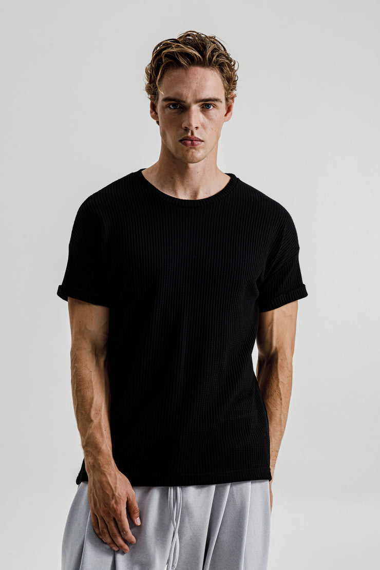 Square T-shirt Black