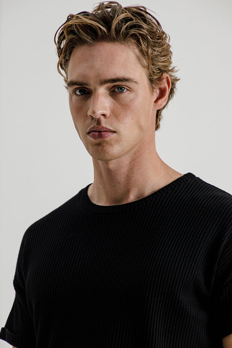 Square T-shirt Black