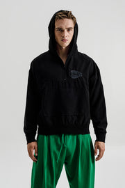 Cocito Hooded Anorak Black
