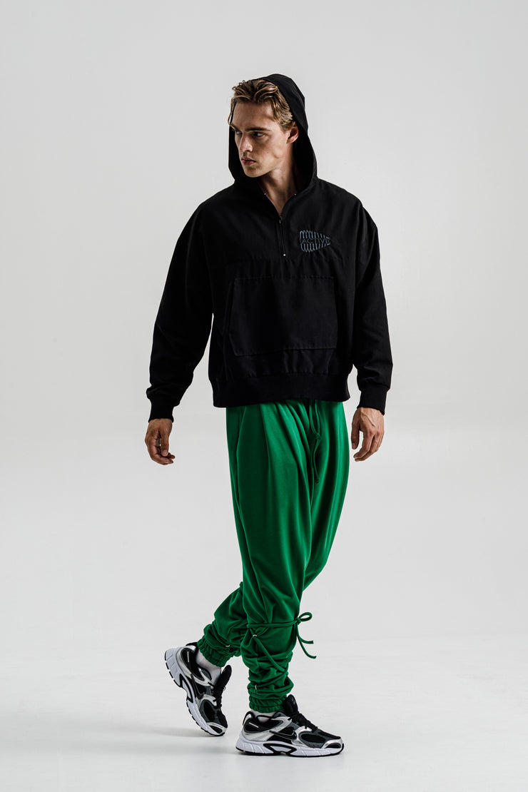 Cocito Hooded Anorak Black