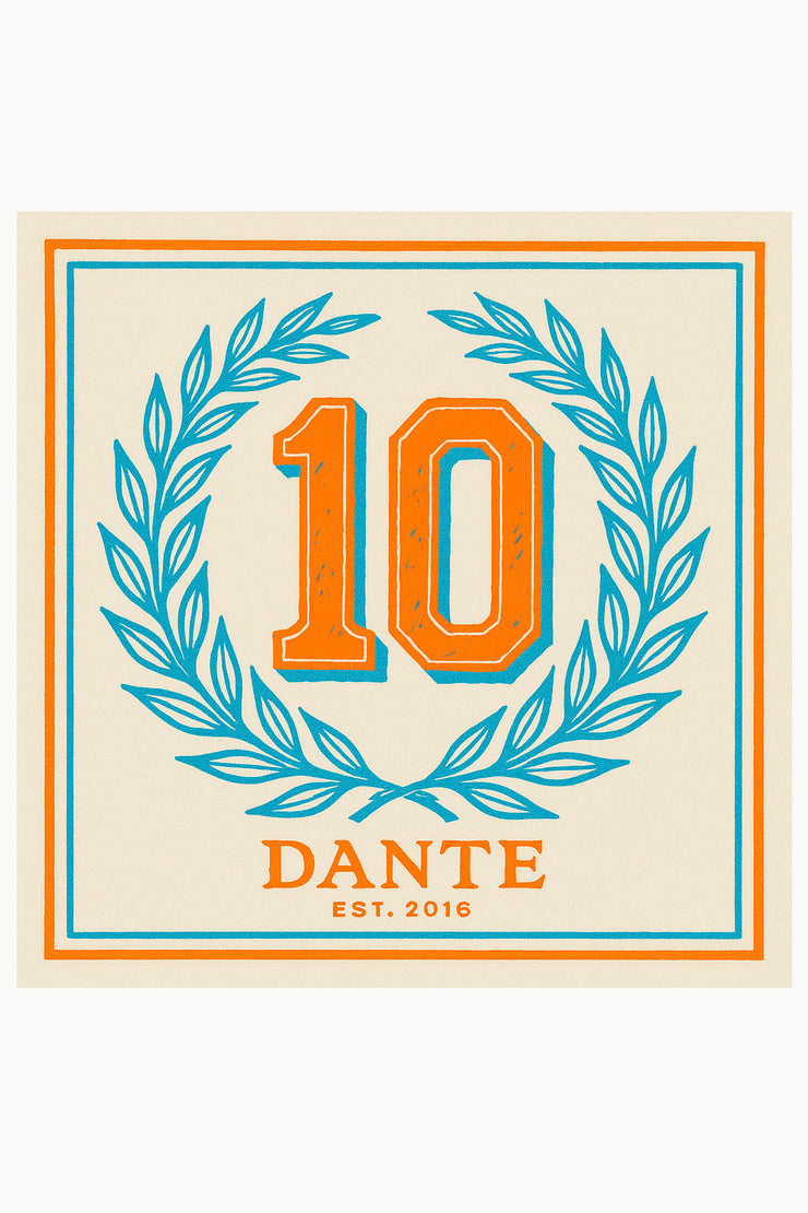 10 Years Scarf Orange