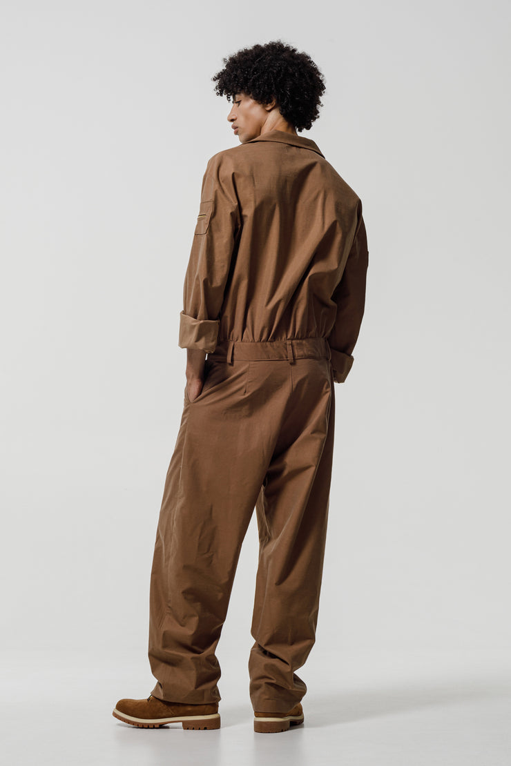 Wingman Jumpsuit Brown