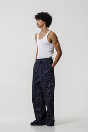 Eldoardo Pants Denim Animal Printed