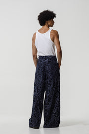 Eldoardo Pants Denim Animal Printed