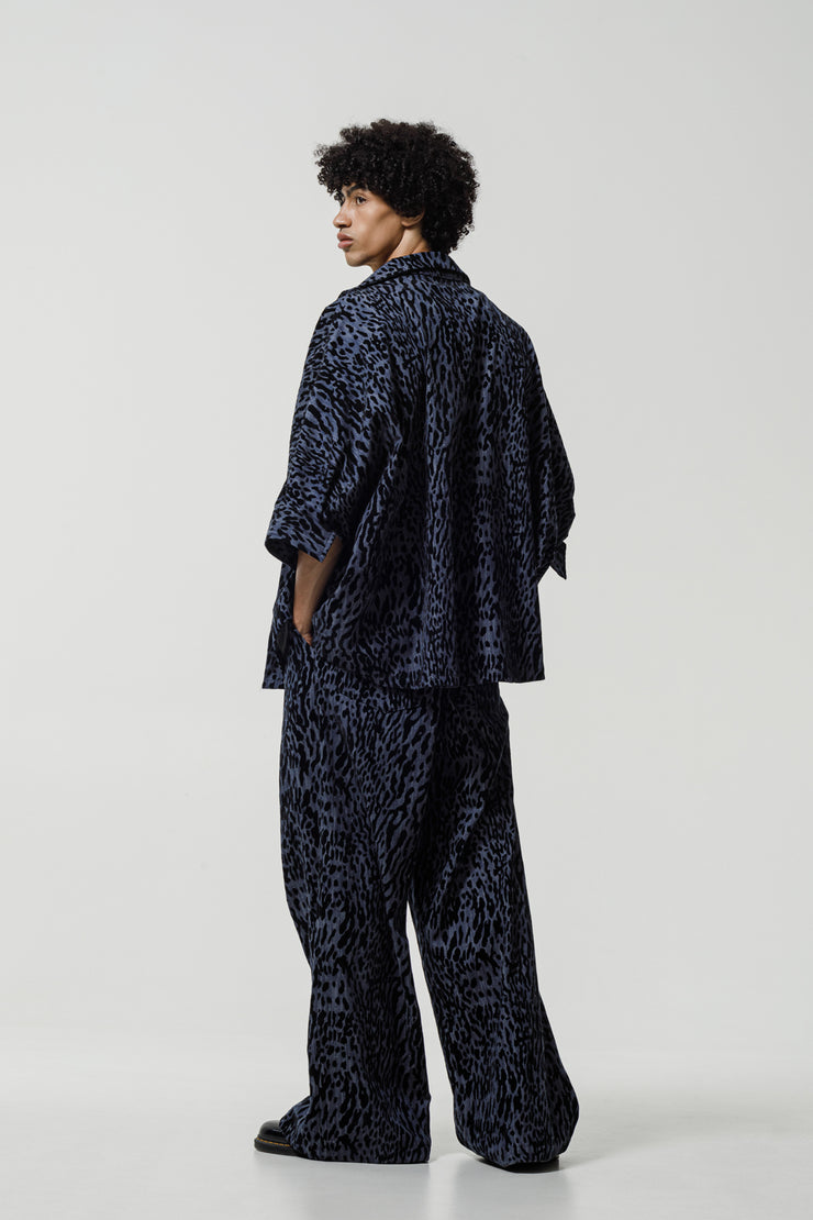 Altitude Jacket Denim Animal Printed