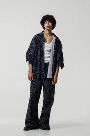 Altitude Jacket Denim Animal Printed