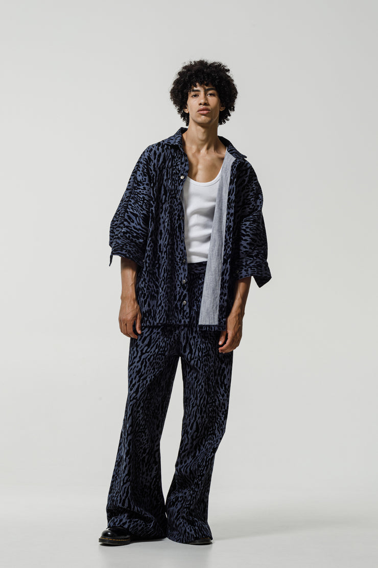 Altitude Jacket Denim Animal Printed