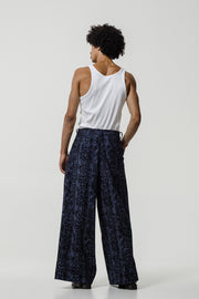 Kleos Pants Denim Snake Printed