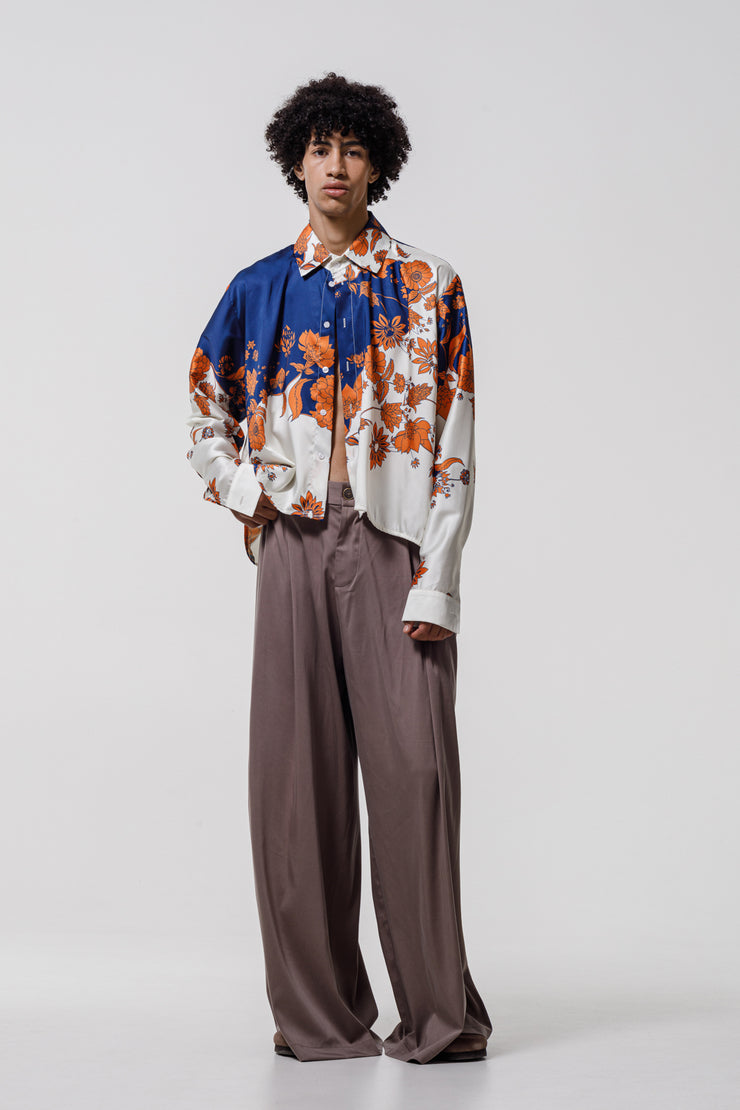 Corrado Cropped Shirt Printed